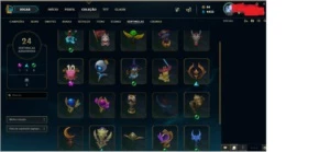 CONTA PLATINA 2, TODOS OS CAMPEÕES, 90 SKINS - League of Legends LOL