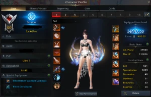 Conta Lost Ark - Main Scrapper 1490