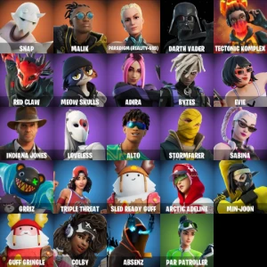 Fortnite 24 Skins - Pc