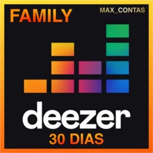 DEEZER FAMILY 30 DIAS - 6 PERFIS - Assinaturas e Premium