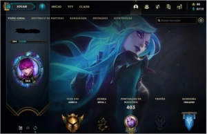 CONTA LEAGUE OF LEGENDS (LOL)