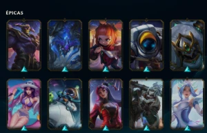 CONTA LOL DE 2013 FULL ACESSO - 140 CAMPEÕES COM 81 SKINS - League of Legends