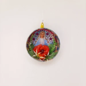 Relicário Redondo Nossa Senhora das Graças - Artesanato e Personalizados