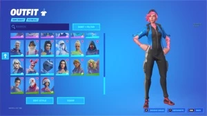 Conta de Fortnite com várias skins