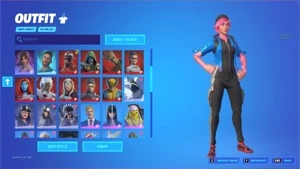 Conta de Fortnite com várias skins