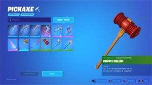 Conta de Fortnite com várias skins