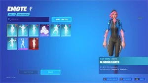 Conta de Fortnite com várias skins