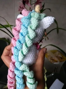 Mini Amigurumi Unicórnio - Artesanato e Personalizados