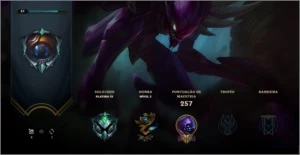 Conta Lol platina IV criada 2015 - League of Legends