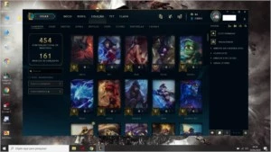 Conta lol, Platina V, com 134 campeos, 53 skins - League of Legends