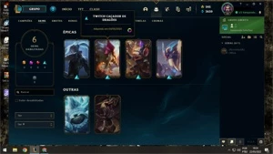 Conta mestre 66% Win rate - League of Legends LOL