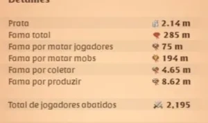 Conta Albion 285M De Fama, Tem Spec Em Build De Gank, Zvz... - Albion Online