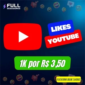 1000 likes Youtube 😍 - Redes Sociais