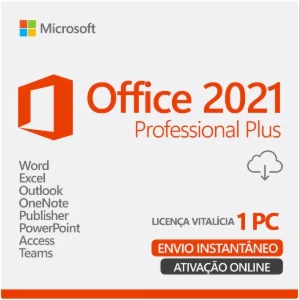 Office 2021 Professional Plus Vitalício ativa online