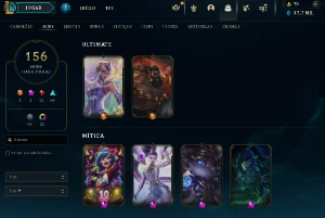 Conta Lol Full Acesso - Lvl 389 - 156 Skins - Todos Campeões - League of Legends