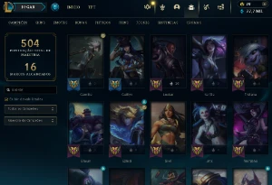 Conta Lol Full Acesso - Lvl 389 - 156 Skins - Todos Campeões - League of Legends