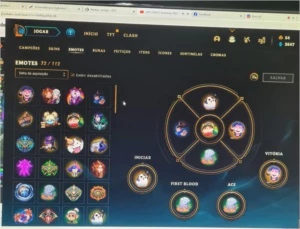 conta de lol ex platina 3 - League of Legends