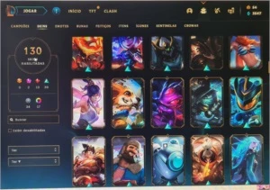 conta de lol ex platina 3 - League of Legends