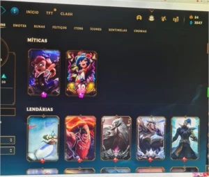 conta de lol ex platina 3 - League of Legends