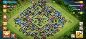 Clash of clans cv13 quase full e base do construtor full