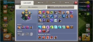 Clash of clans cv13 quase full e base do construtor full