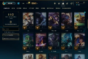 Unranked com 60 Champs e 6 Skins +80 Espolios - League of Legends LOL
