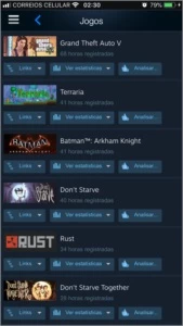 Steam conta