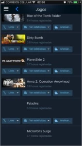 Steam conta