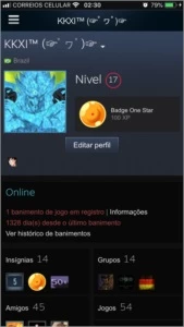 Steam conta