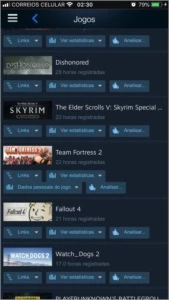Steam conta