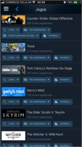 Steam conta