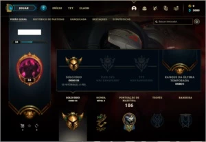 Conta Ouro 3 com 40 champs e 16 skins - League of Legends LOL