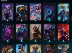Conta Full Acess - 117 Skins - 12 Skins Prestigios - Main Ad - League of Legends LOL