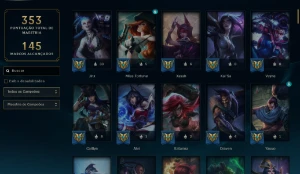 Conta Full Acess - 117 Skins - 12 Skins Prestigios - Main Ad - League of Legends LOL