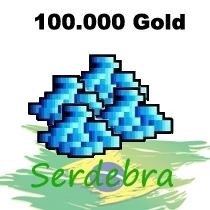 100.000 GOLD - SERVIDOR BRASILEIRO: SERDEBRA - Tibia