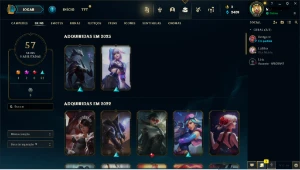 Conta League Of Legends Lvl30+ (C/10 À 200 Skins)