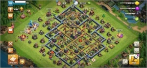 CLASH OF CLANS CV 14 FULL + VÁRIAS SKINS