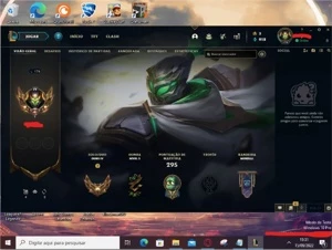 Conta de 2020 boa com 95 champs 133 SKINS com 2 Prestígio - League of Legends LOL