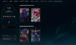 Conta League Of Legends Smurf Com 14 Skins LV 45