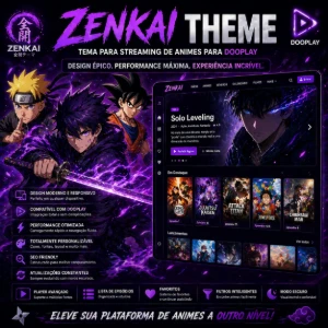 Zenkai Theme - Tema para streaming de animes