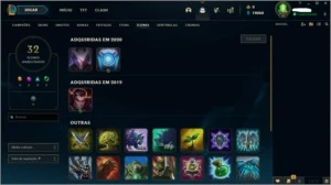 CONTA UNRANKED 19k+ de ESSÊNCIA AZUL - League of Legends LOL