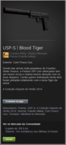 USP-S | Blood Tiger - CSGO - Counter Strike