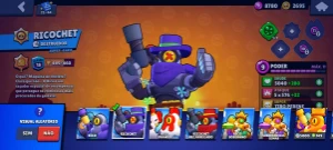 Conta do beta, shelly stelar, bull rei barbaro e etc. - Brawl Stars