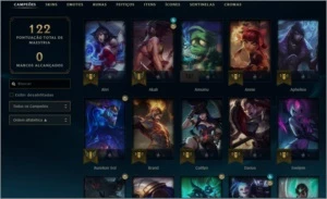 Conta League of Legends Platina 4 LOL