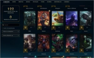 Conta League of Legends Platina 4 LOL