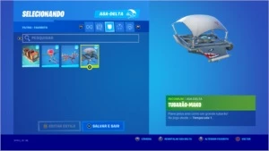 CONTA DE FORTNITE COM TRAVIS SCOTT+TUBARÃO MAKO+MUITAS SKINS
