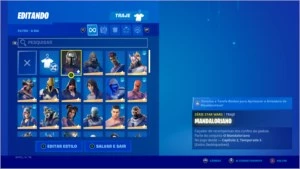 Conta no fortnite temp 5 até 2/5 quase tudo full