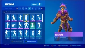Conta no fortnite temp 5 até 2/5 quase tudo full