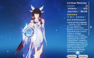 Columbina + Assinatura - Ineffa + Assinatura - Genshin Impact