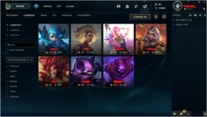 Conta de lol Ouro 4 133 skins - League of Legends